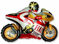 Fóliový balónik Motorka GP Oranžová 73cm x 98cm