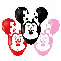 Latexové balóniky Minnie 56cm - 4ks