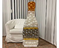Konštrukcia na balóniky šampanské - 120 x 43 cm