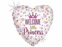Fóliový balónik Vitajte Princezno 46cm