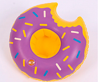 Nafukovací držák na nápoje Fialový donut