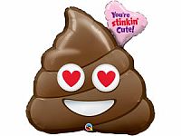 Fóliový balónik Zamilované Emoji 78cm