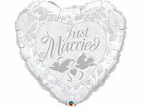 Fóliový balónik Just Married 91cm