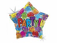 Fóliový balónik Party Hviezda 46cm