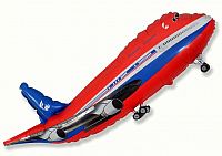 Fóliový balónik Lietadlo červené 99cm