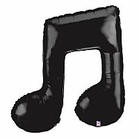 Fóliový balónik Noty 102cm