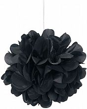 Dekorační závěsné pom pomy černé 3ks, 23cm
