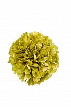 Dekorační závěsný pom pom zlatý, 40cm
