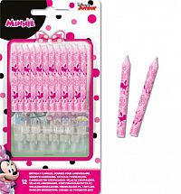 Svíčky Minnie Mouse 12ks