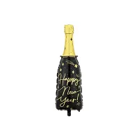 Fóliový balónik - Happy New Year fľaša 98 cm