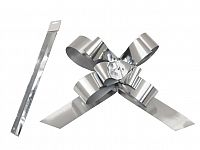 Stahovací stuha stříbrná metalická - 2 cm x 50 cm