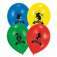 Latexové balonky Harry Potter - Bradavické koleje New 6 ks