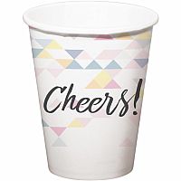 Papírové kelímky perleťové Cheers 6 ks