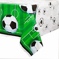 Ubrus plastový 3D fotbal 137x213 cm