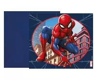 Party pozvánky Spiderman - Crime Fighter 6 ks