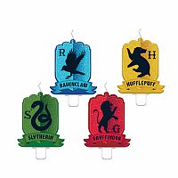 Svíčky Harry Potter, Bradavické koleje 2,2 x 3 cm - 4 ks