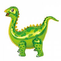 4D Foliový balonek Stegosaurus zelený - 92 x 58 cm