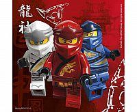 Papírové ubrousky Lego Ninjago - 20 ks, 33 x 33 cm