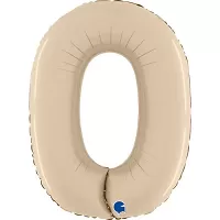 Číslice 0 krémová (66cm,26")