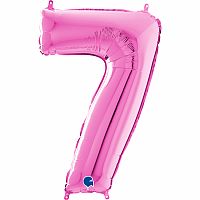 Číslice 7 fuchsia (66cm,26")