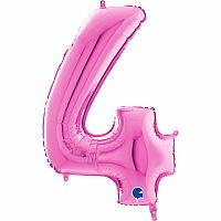 Číslice 4 fuchsia (66cm,26")