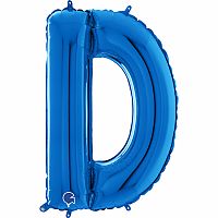 Písmeno modré D (66cm,26")