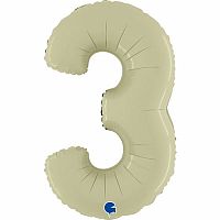Číslice 3 olivová (66cm,26")