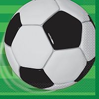 Ubrousky papírové ,,3D fotbal" 33x33cm, 16ks