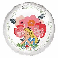 Fóliový balónek - Alenka v říši divů - 43 cm