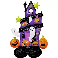 AirLoonz - obrí balónik Halloween strašidelný dom 127 cm