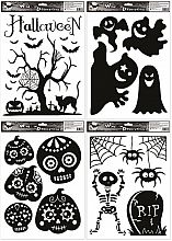 Halloweenská dekorace na okno 32 x 40 cm