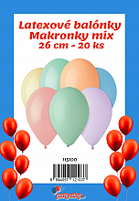 Latexové balonky - Makronky mix 20 ks