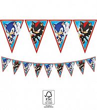 Vlaječková girlanda ježek Sonic