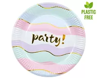 Papírové talíře Elegantní párty 23cm