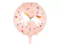Fóliový balónik kreslenie koňa 45 cm