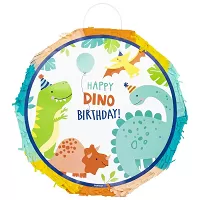 Piňata Happy Birthday Dino kruh