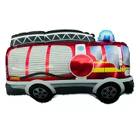 Fóliový balónik Hasičské auto 34 x 60 cm