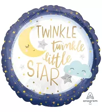 Fóliový balónik Twinkle twinkle little star 43 cm