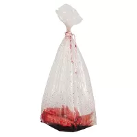 Halloweenský doplněk - pytel s krví 150 cm