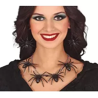 Set halloweenských šperků - pavouci