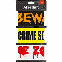 Dekorace na Halloween - bezpečnostní pásky 3ks - 5 m