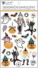 Dekorační samolepky Halloween - s leskem