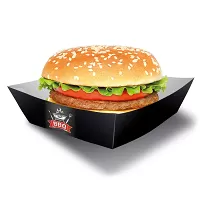 Boxy na burger papírové BBQ 13x13 cm 4 ks