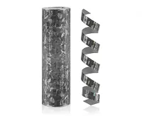 Serpentiny holografické černé 380 cm