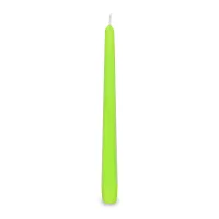 Dlouhá svíčka světle zelená 24 cm