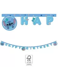 Narozeninový nápis Happy Birthday - Stitch 2m