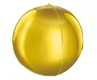 Fóliový balónik gule Orbz zlatá 40 cm