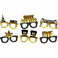 Papírové brýle - Happy New Year