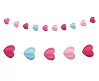 Girlanda srdíčka - Love is in the air 3D 2m