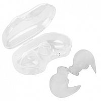 Spokey AMMUS Špunty do uší na plávanie, šedé